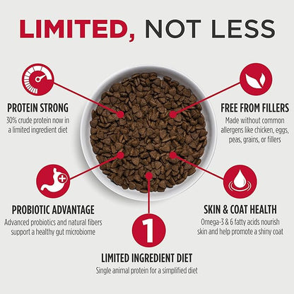 Nulo Freestyle All Breed Dog Food, Premium Allergy Friendly Adult & Puppy Grain-Free Dry Kibble Dog Food, Single Animal Protein with BC30 Probiotic for Healthy Digestive Support 5.5 Pound (Pack of 1)