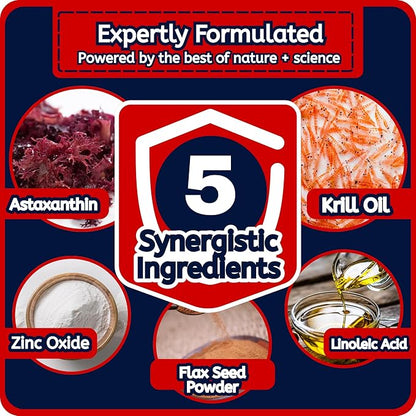 Itchy Pet Approved Krill Oil Bites - Up to 240 Day Supply - Hypoallergenic Skin & Coat Supplement - Shedding & Allergy Support for Dogs & Cats (2 Pack, Cheese)