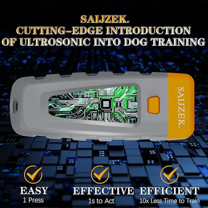 Ultrasonic Dog Trainer | Bark Deterrent Training Device | Anti Barking Silencer | Barks No More Devices | Stop Control Dogs Bad Behavior | Stopper Corrector Clicker Repellent