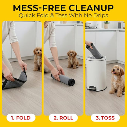 Glad for Pets Extra Large Charcoal Dog Training Pads - Absorbent Disposable Pee Pads for Dogs, Cats & Puppies - Jumbo-Size Potty Pads that Neutralize Urine Instantly - 30 Count Pet Supplies