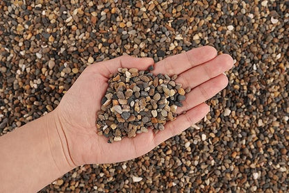 LANDEN Mekong Aquarium Brown-Black Sand 7lbs(2L), Aquarium Substrate Gravel, Pea Gravel for Landscaping, Granite Sand, Coarse Sand for Plants, Aquatic Substrate Sand 2-5mm