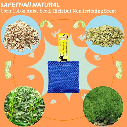 Dog Scent Training Kit with Squeaky Sound – Interactive Nose Work Toys for Dogs, Hide & Seek Scent Games | Mental Stimulation, Anxiety Relief & Obedience Training for All Ages (Blue)