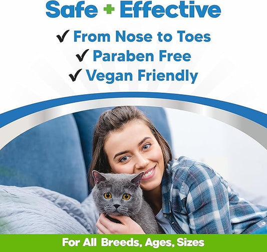 Lick Safe Cat Paw Balm - 0.15 Oz Paw Balm for Cats - Natural Paw Butter for Cats - Vet Recommended Cat Paw Protection - Paw Wax for Cats - Fix Dry Cracked Paws - Cat Paw Moisturizer Stick - Cat Stuff