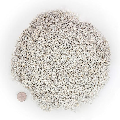 GARDENERA Premium Organic Perlite - Medium Grade - Horticultural Soil Amendment for Indoor & Outdoor Container Plants for Drainage Management and Enhanced Growth - 5 Quart