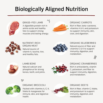 Stella & Chewy's Freeze-Dried Raw Lamb Meal Mixers- Dog Food Topper and Mixer - Made with 95% Grass-Fed Lamb, Organs & Bone - Perfect for Picky Eaters - Grain-Free - 18 oz