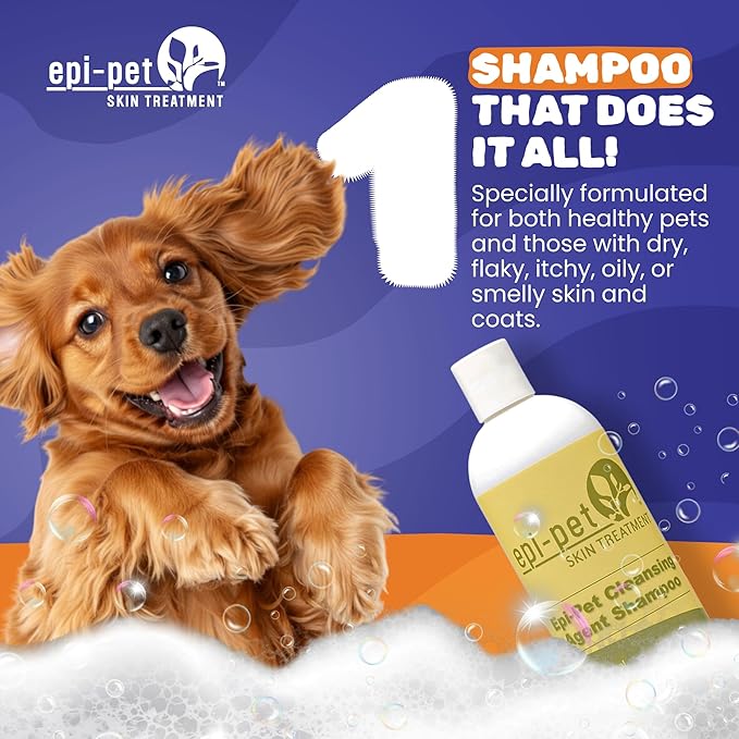 Epi-Pet Cleansing Agent Pet Shampoo, 16-Ounce