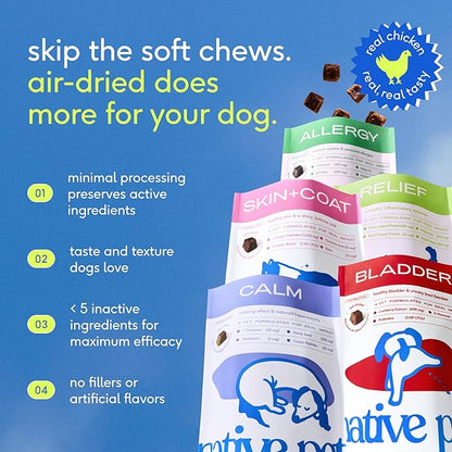 Native Pet Hip & Joint Supplement for Dogs - Advanced Dog Joint & Arthritis Supplement - Helps Maintain Healthy Cartilage, Joint Flexibility, Lubrication, & Function - with ESM & Collagen - 60 Chews