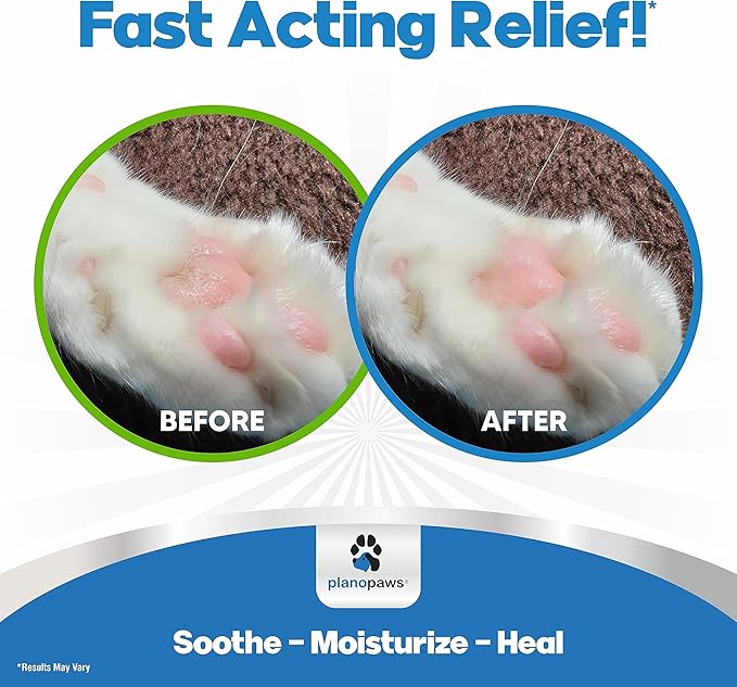 Lick Safe Cat Paw Balm - 1 Oz Paw Balm for Cats - Natural Paw Butter for Cats - Vet Recommended Cat Paw Protection - Paw Wax for Cats - Fix Dry Cracked Paws - Cat Paw Moisturizer Stick - Cat Stuff