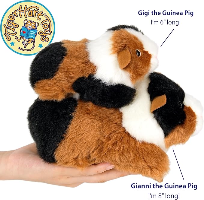 TigerHart Gigi The Guinea Pig - 6 Inch Stuffed Animal Plush