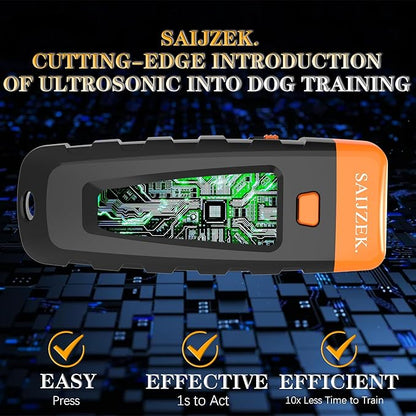 Ultrasonic Dog Trainer | Bark Deterrent Training Device | Anti Barking Silencer | Barks No More Devices | Stop Control Dogs Bad Behavior | Stopper Corrector Clicker Repellent