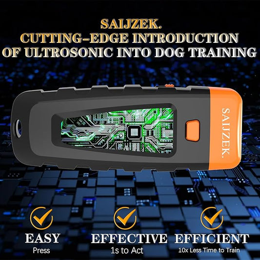 Ultrasonic Dog Trainer | Bark Deterrent Training Device | Anti Barking Silencer | Barks No More Devices | Stop Control Dogs Bad Behavior | Stopper Corrector Clicker Repellent