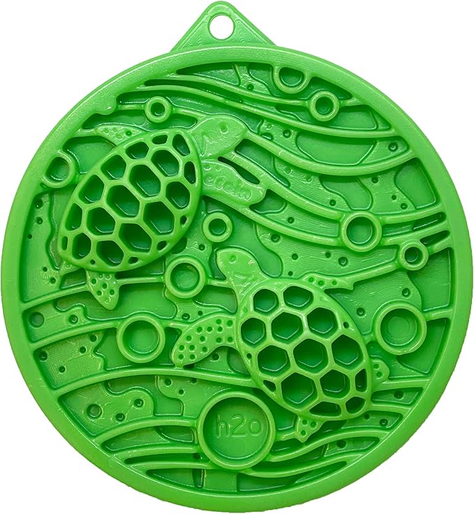 SodaPup Water eCoin – Durable Slow Feeder Tray Made in USA from Non-Toxic, Pet-Safe, Food Safe Nylon Material for Mental Stimulation, Calming Nerves, Avoid Overfeeding, Promotes Fresh Breath & More