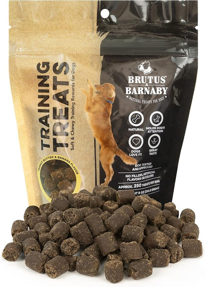 BRUTUS & BARNABY Sweet Potato (8oz) + Training Treats for Dogs (8oz)