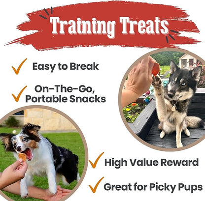 Farm To Pet - Dog Training Treats - Chicken, Turkey, Beef and Fish Chip Protein Variety Pack - 100% All Natural, Single Ingredient Training Treats for Small, Medium, and Large Dogs - Made in USA