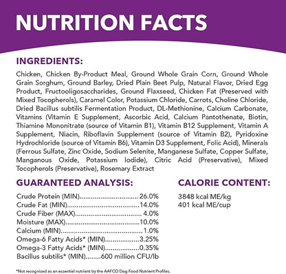 IAMS Advanced Health Healthy Digestion Adult Dry Dog Food with Real Chicken, 27 lb. Bag