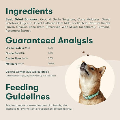 Jinx Beef Dog Training Treats - Healthy All-Natural Mini Bite-Sized Dog Treats for Training with Grass-Fed Beef - Pet Products for All Dogs (Puppies, Adults & Seniors) - 4oz