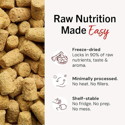 Stella & Chewy's Freeze-Dried Raw Lamb Meal Mixers- Dog Food Topper and Mixer - Made with 95% Grass-Fed Lamb, Organs & Bone - Perfect for Picky Eaters - Grain-Free - 3.5 oz