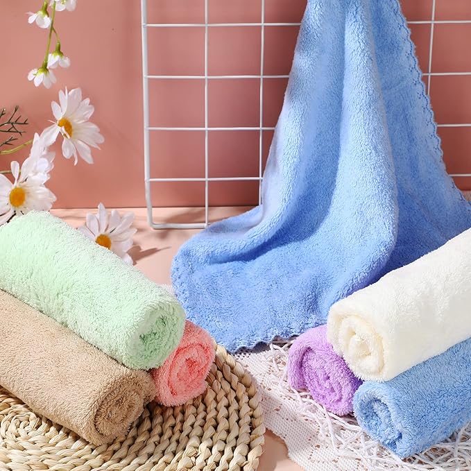 Newwiee 24 Pcs Guinea Pig Fleece Bedding Blankets Bulk Washable Small Animal Fleece Cage Liners Pet Wash Cloth Sleeping Mat Cover for Hamster Chinchilla Rabbit Hedgehog(11.8 x 11.8 Inch,Multicolor)