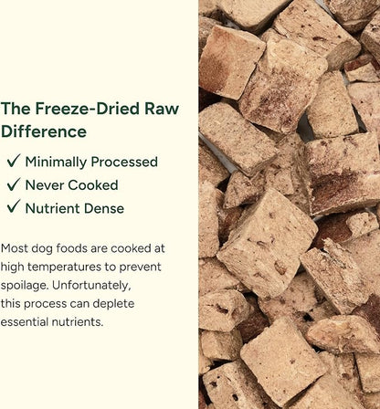 360 Pet Nutrition Freeze-Dried Raw Beef Liver Dog Treats – Single Ingredient, High Protein, Grain-Free, All-Natural Training Snacks, Made in USA, 4 oz