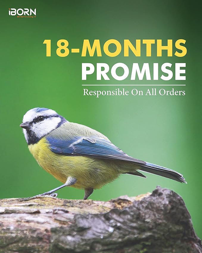 iBorn Metal Bird Feeders Brushed Copper Wild Bird Feeder for Outdoors Hanging All Metal Brushed Copper Finishing 15 Inch 6 Port,Pack of 2