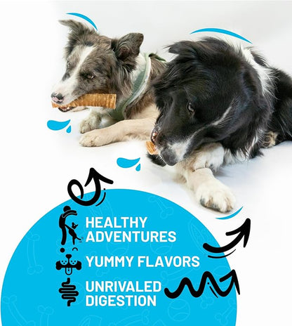 Sitka Farms Beef Split Trachea Canoe 6" - 20 Pieces - Dental Health Treat - Bone and Chews - 100% Natural Premium Dog Treat Long Lasting for Medium Large and Small Dogs