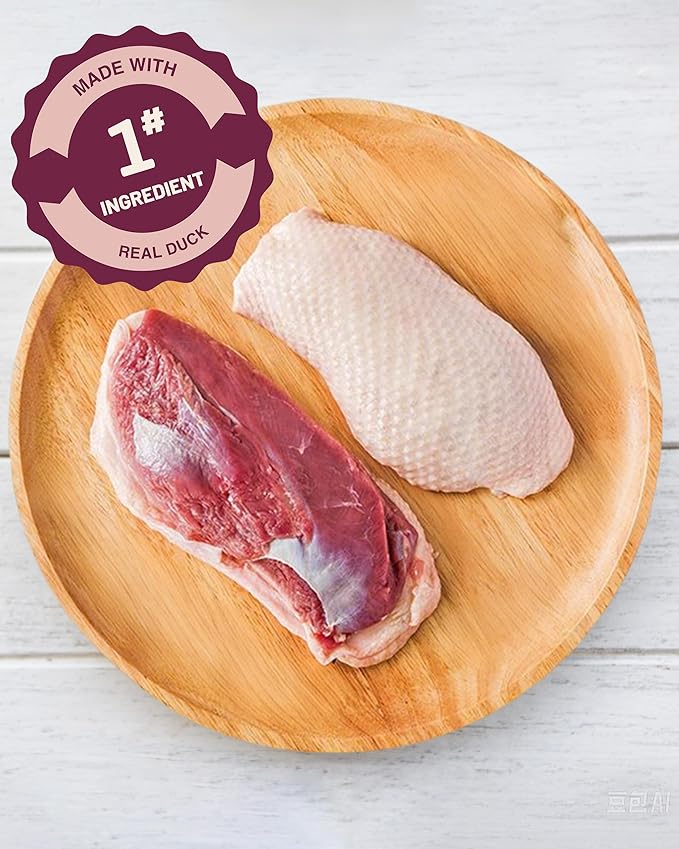 PAWUP Duck Jerky Strips Dog Treats, Training Treats for Dogs w/Taurine, Low Fat, Natural Duck Jerky Cuts for Small Dog, 12.5 oz