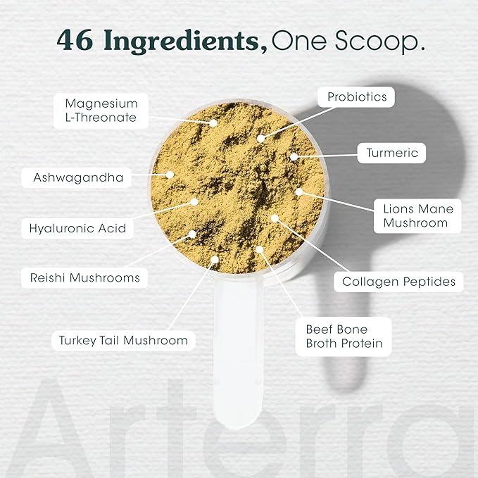 Adult Dog Powder Supplement & Food Topper – 46 Ingredients for Gut, Immune & Brain Health – Daily Longevity Multivitamin for Whole Body Wellness | 120 Scoops