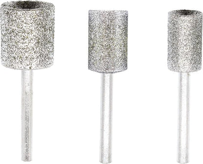 3Pcs Nail Grinder Diamond Bits for Cats and Dogs - Painless Nail Sanding Drums - Diamond Dog Nail Grinder Attachment - Faster Diamond Bit for Dog Nail Grinder - 80/120 Grit (3Pcs-Set)