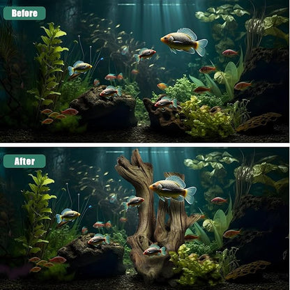 LYPHARD AQUARIUMS Driftwood for Aquarium, 14-18" Extra Large Drift Wood Fish Tank Assorted Branch Decorations Pieces for Reptile Hide