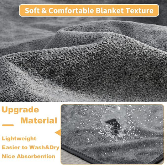 Washable Dog Pee Pads: 34x52 1 Pack Reusable Whelping Pads, Absorb Dog Mats Non-Slip Puppy Training Pads for Whelping, Potty, Training, Playpen, Crate