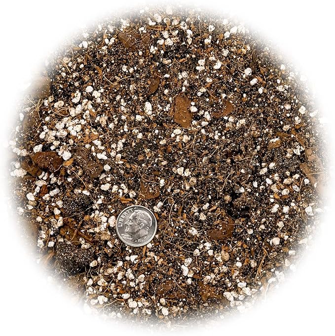Premium Aroid Potting Mix - Soil Free Blend for Aroids - Growing Medium for House Plants by Gardenera - (4 Quart Bag)