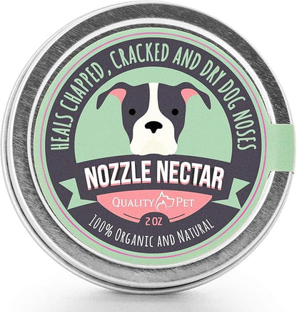 Dog Nose Balm - 100% Organic & Natural Nose Moisturizer and Healing Cream Butter - Dog Dry Nose Treatment and Moisturizer - Heals, Repairs & Protects Chapped, Damaged & Rough Noses