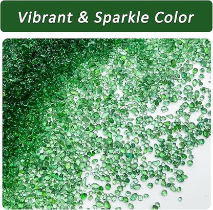 BXI 2.2 Lbs Small Aquarium Substrate Gravel Sand, Polished Smooth Fish Tank Gravel, Colorfast Uncoated Vibrant Blue Sea Glass, Decorative Stones for Vase Fillers, Fairy Garden, Potted Plants