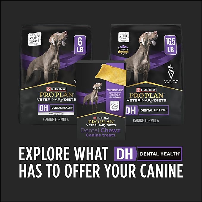 Pro Plan Veterinary Diets Purina OraChews - Small and Medium Breed Dental Chews for Dogs – 7 Treats