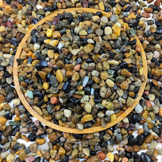 5 lbs Aquarium Gravel, Pea Gravel for Fish Tank,1/4 Inch Decorative River Rocks for Aquarium Succulent Vase Plant Soil Cover and Outdoor Landscaping