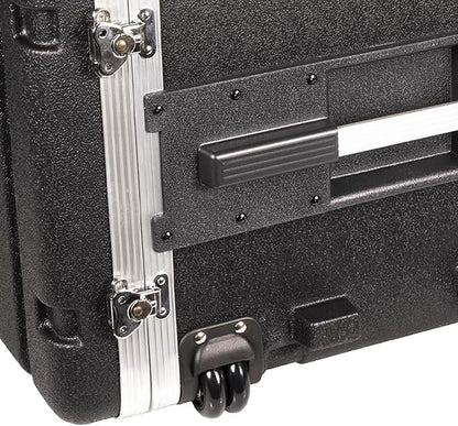 Stackable 17" Depth, 19" ABS Rack Flight Case (7U with Pull Handle)