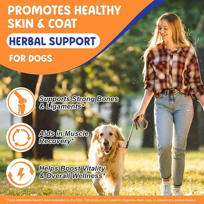 Collagen for Dogs - Liquid Collagen Supplement Drops for Dog, Itch Relief for Dogs, Boosts Skin & Coat, Joint Health, Digestion, Immunity, 60ml