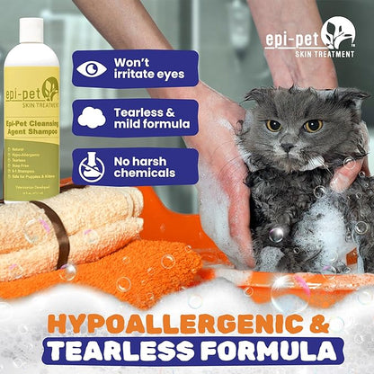 Epi-Pet Cleansing Agent Pet Shampoo, 16-Ounce