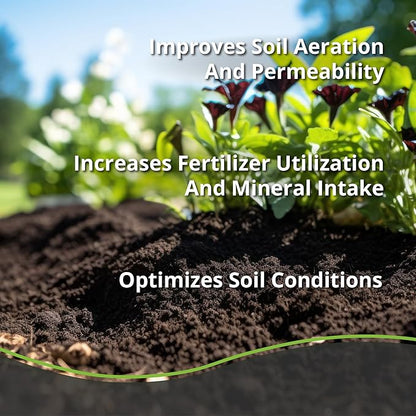Char Bliss (1 Qt) - Organic Biochar for Plants - OMRI-Listed Biochar Soil Amendment Organic - Horticultural Charcoal for Plants, Gardening, & Potting Soil - 100% Natural and Renewable Bio Char