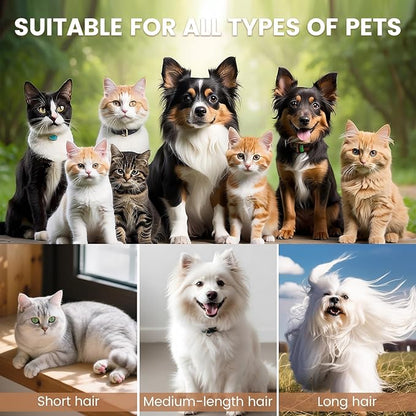 Dog Grooming Vacuum, Pet Grooming Kit, Dog Clipper Nail Trimmer Grinder, 2.5L Dust Cup 7 Grooming Tools 11000Pa Dog Vacuum for Shedding Grooming, Pet Grooming Vacuum for Dogs, Home Cleaning, PG50 Plus