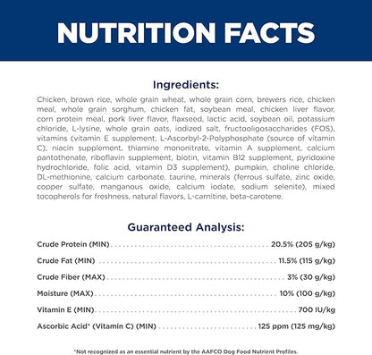 Hill's Science Diet Small & Mini, Adult 1-6, Small & Mini Breeds Premium Nutrition, Dry Dog Food, Chicken & Brown Rice, 4.5 lb Bag