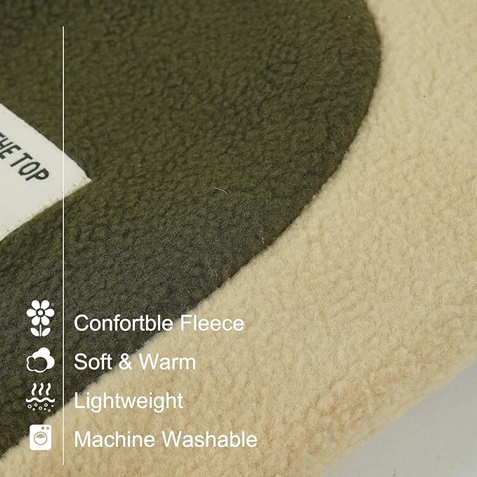 Winter Fleece Dog Vest, Soft & Warm, Walking & Hiking,Dogs Sweater with D-Ring for Leash, Stretchy Coats for Winter Fall Spring,Machine Washable,Army Green,Size L