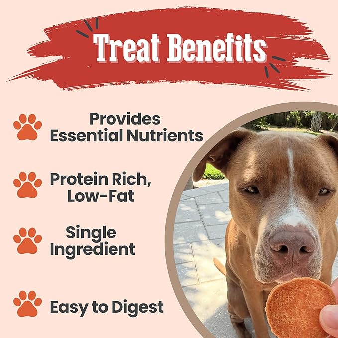 Farm To Pet Dog Training Treats, Healthy Turkey Chips for Dogs - 4 oz, 100% Human Grade Turkey Breast, All Natural, Single Ingredient, Low Allergen Treats for Dogs and Puppies, Made in USA