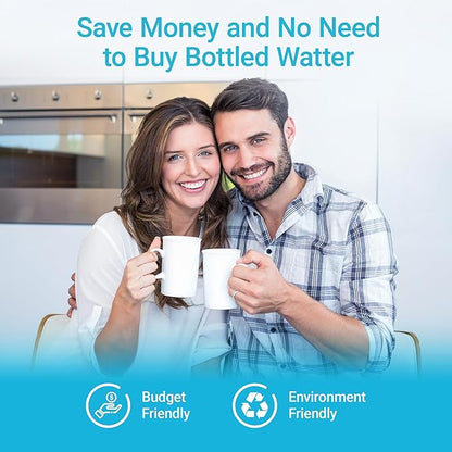 AQUA CREST LT1000PC ADQ747935 Refrigerator Water Filter and Air Filter, Replacement for LG® LT1000P®/PC/PCS, LMXS28626S, LFXS26973S, MDJ64844601, ADQ74793501, ADQ74793502 and LT120F®, 4 Combo