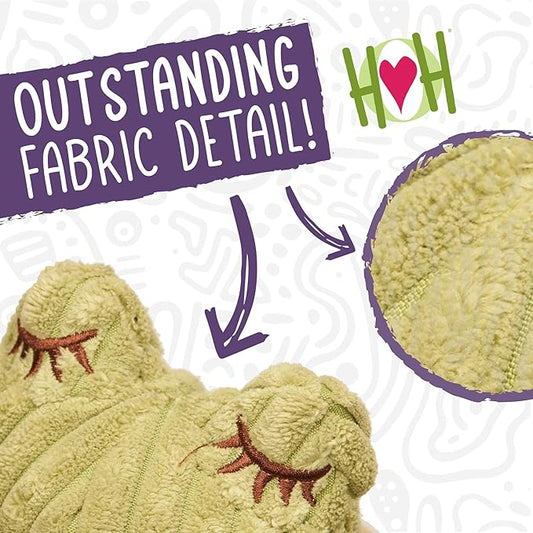 HuggleHounds Knottie Plush Dog Toy - Dog Stuffed Animal Toy, Squeaky Puppy Toys, For Small, Medium & Large Dogs, Durable Plush to Keep Them Busy - Ms Maddie Sock Monkey, Small