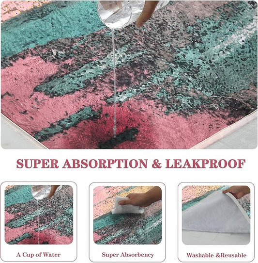 Qeils Washable Pee Pads for Dogs, 2 Pack Reusable Puppy Pads 36"x41" Super Absorbent Leakproof Dog Training Pads, Non-Slip Potty Pads for Crate, Floor, Couch, Whelping Pads Litter Mat Puppy Supplies