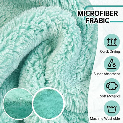 Microfibre Dog Drying Coat, Fast Drying Super Absorbent Towel, Magic Sticker & Belly Strap, Robes for After Bath, Small to Large Dog & Cat