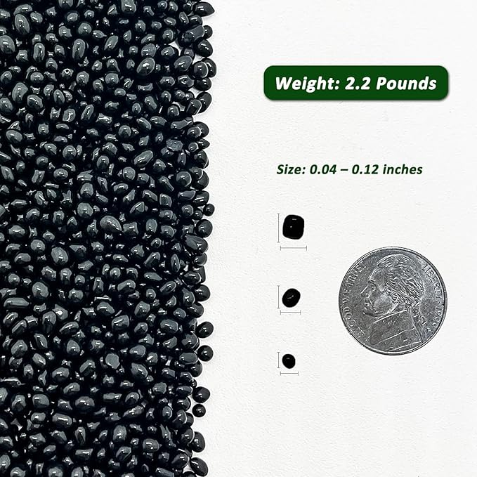 BXI 2.2 Lbs Small Aquarium Substrate Gravel Sand, Polished Smooth Fish Tank Gravel, Colorfast Uncoated Vibrant Blue Sea Glass, Decorative Stones for Vase Fillers, Fairy Garden, Potted Plants