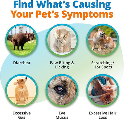 5Strands Pet Food Intolerance Test, at Home Sensitivity Test for Dogs & Cats, 575 Items Tested, Hair Analysis, Accurate for All Ages & Breeds, Pet Gut Health, Results in 4 Days
