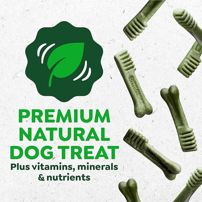 Greenies Veterinarian-Recommended Adult Natural Dental Dog Treats Regular Size, Original Flavor, (4) 18 ct Packs (72 Treats Total)